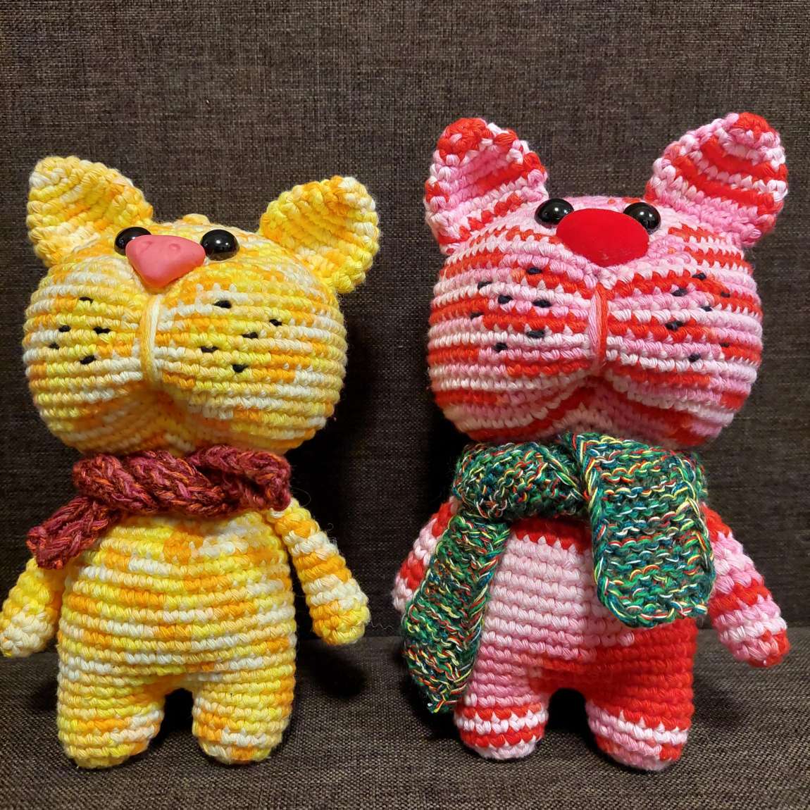 плетена играчка Котета на една кука цена